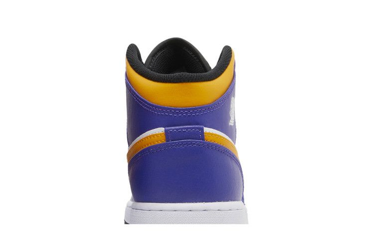 Кроссовки Air Jordan 1 Mid GS 'Lakers'