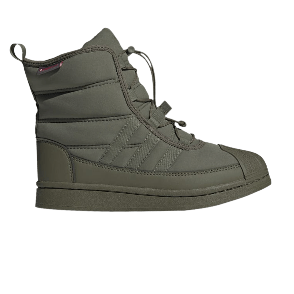 Кроссовки Adidas Superstar Boot J 'Olive Strata'