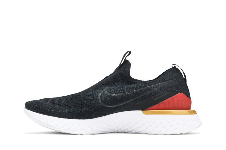 Кроссовки Nike Wmns Epic Phantom React Flyknit 'Black University Red'