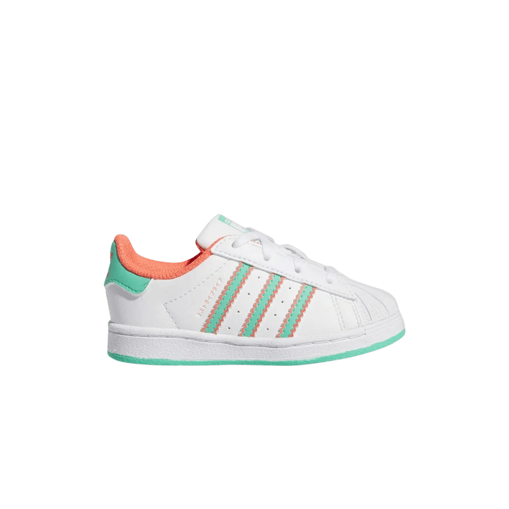 Кроссовки Adidas Superstar I 'White Hi-Res Green'