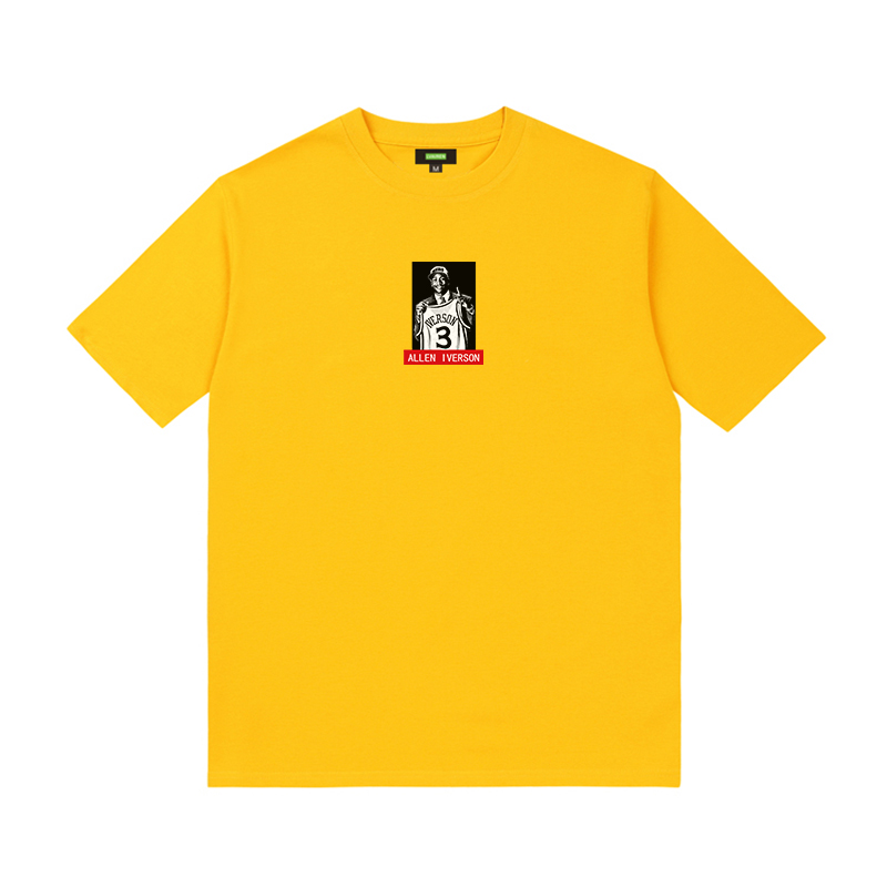Футболка 2020 Kalan Allen Iverson 3 Memorial Tee Yellow