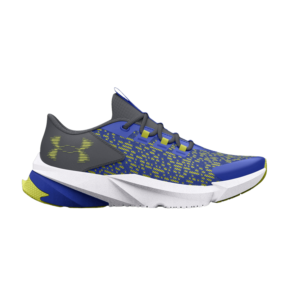 Кроссовки Under Armour Scramjet 5 AL GS 'Team Royal Lime Yellow'