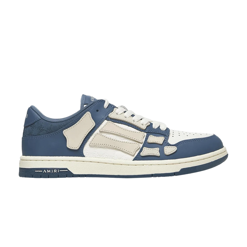 Кроссовки Amiri Skel Top Low 'MA Quad Debossed - Vintage Blue'