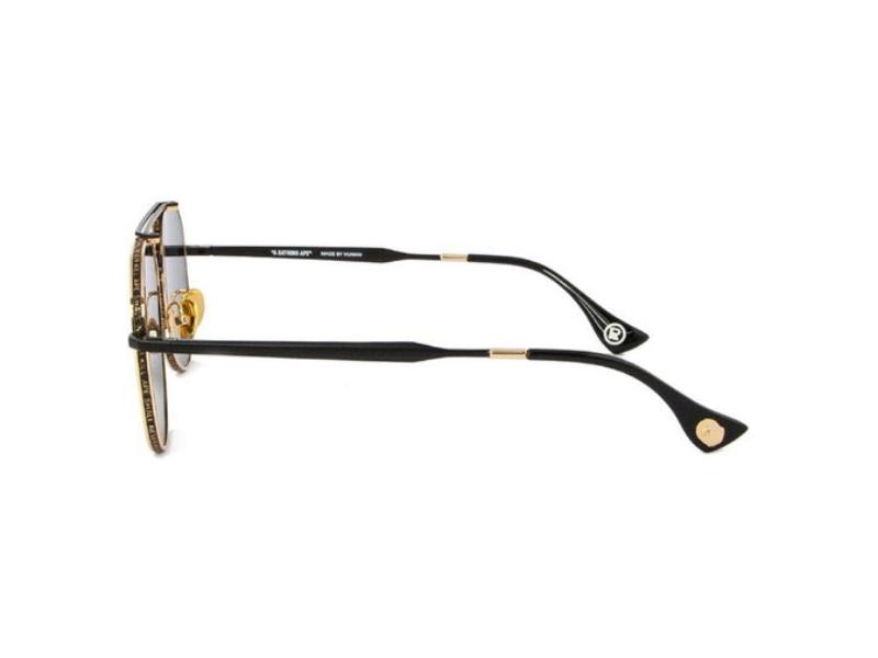 BAPE-5-Sunglasses-Black-Gold-1