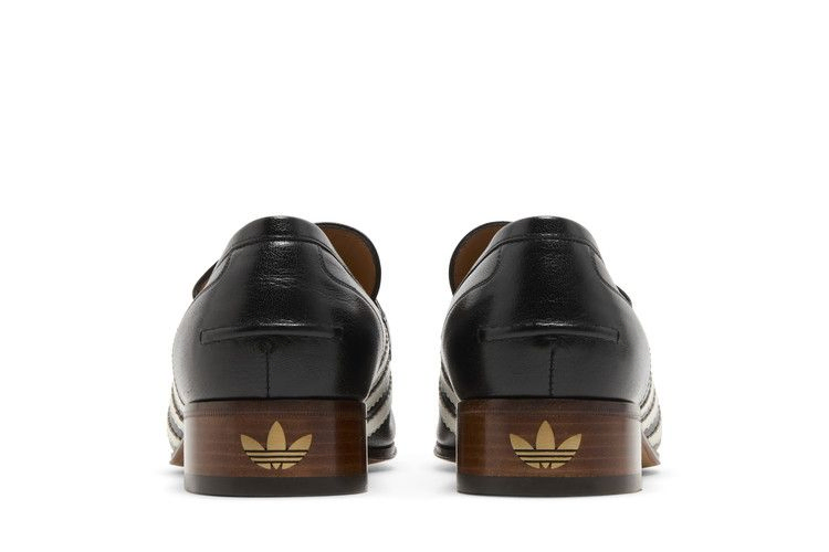 Кроссовки Adidas x Gucci Loafer 'Black Leather'