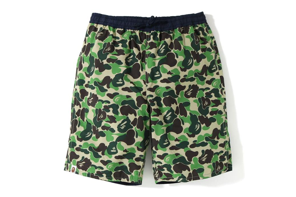 Спортивные шорты BAPE ABC Reversible Shorts Navy/Green