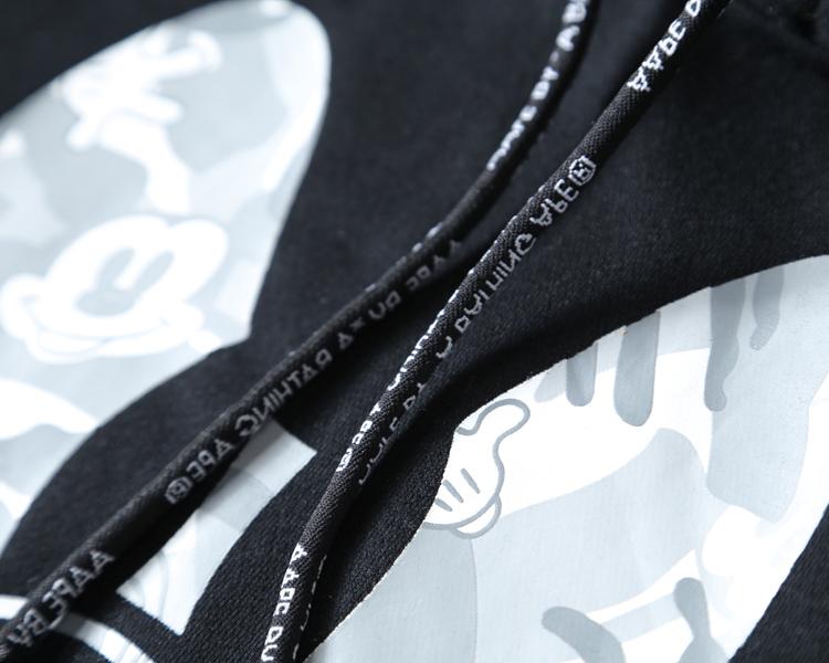 Худи AAPE x Mickey Mouse Black