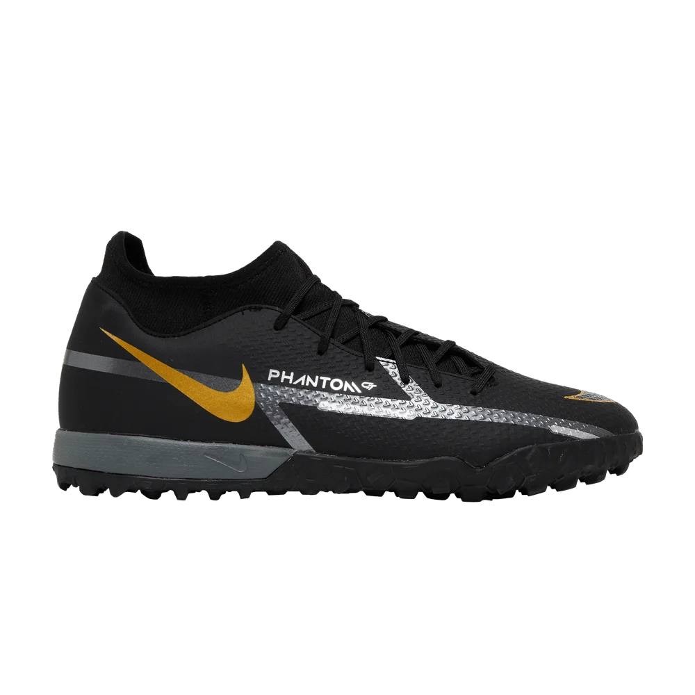 Krossovki-Nike-Phantom-GT2-Academy-DF-TF-Black-Metallic-Dark-Grey