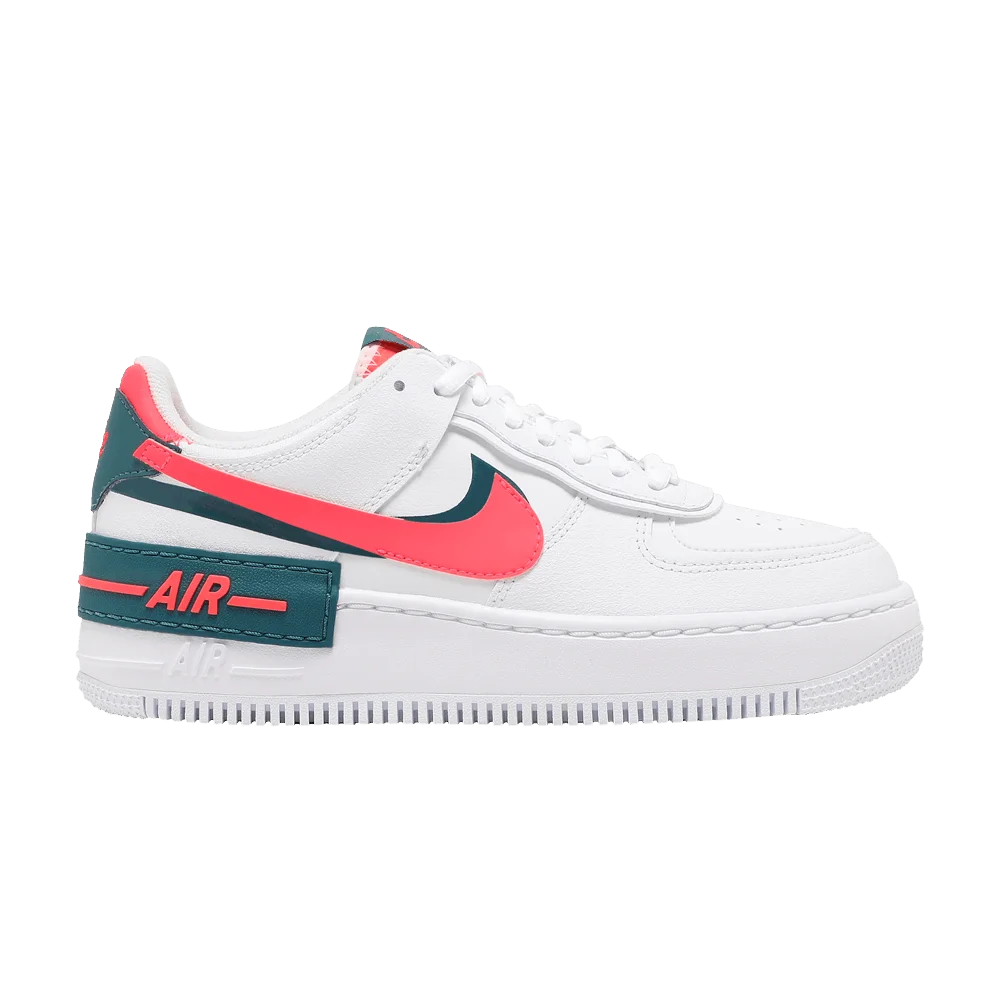 Кроссовки Nike Wmns Air Force 1 Shadow 'White Solar Red'
