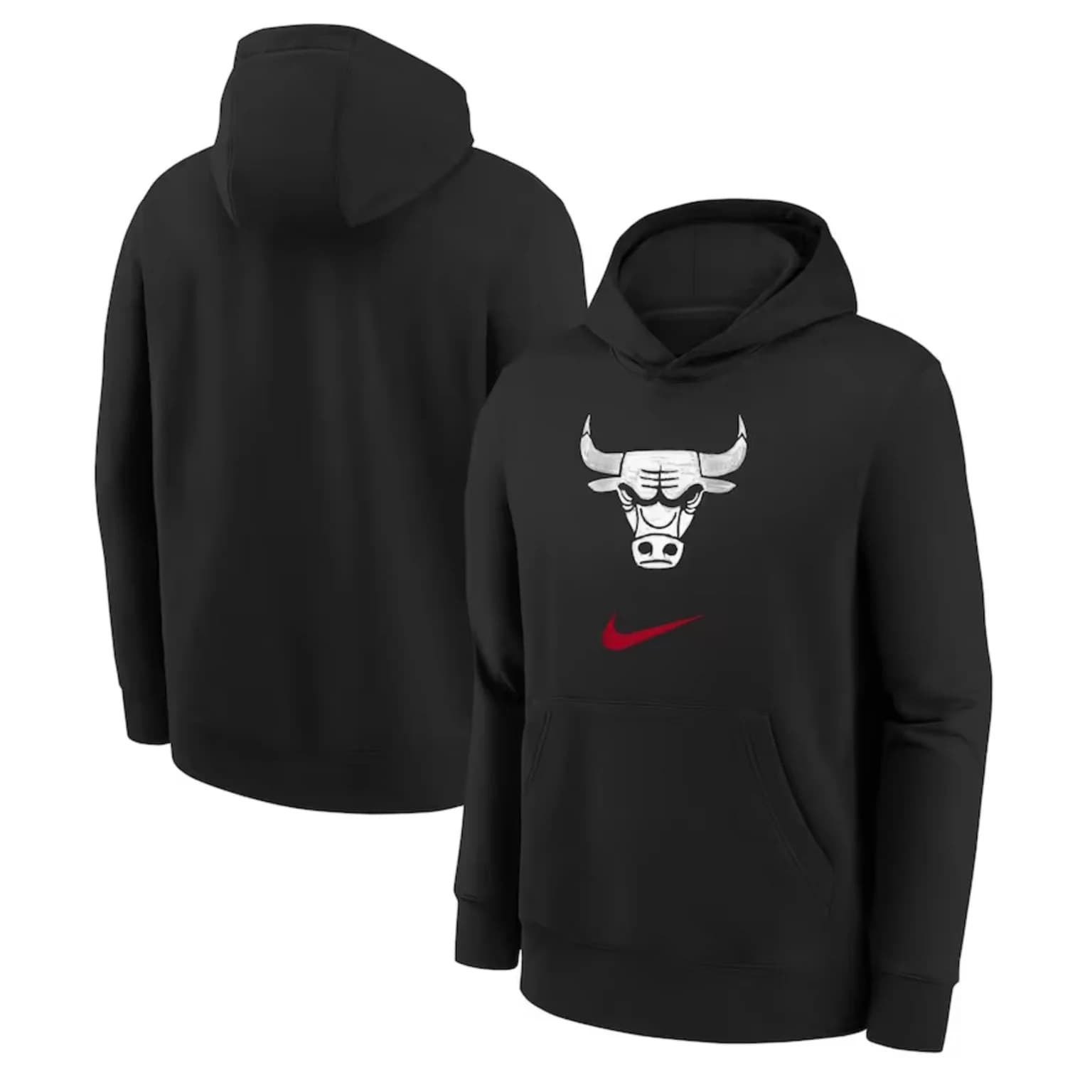 Худи Nike Chicago Bulls Club Logo City Edition NBA Youth Hoodie