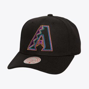 Mitchell-Ness-Black-Arizona-Diamondbacks-Cooperstown-Collection-Neon-Logo-Pro-Crown-Snapback-Hat-300x300