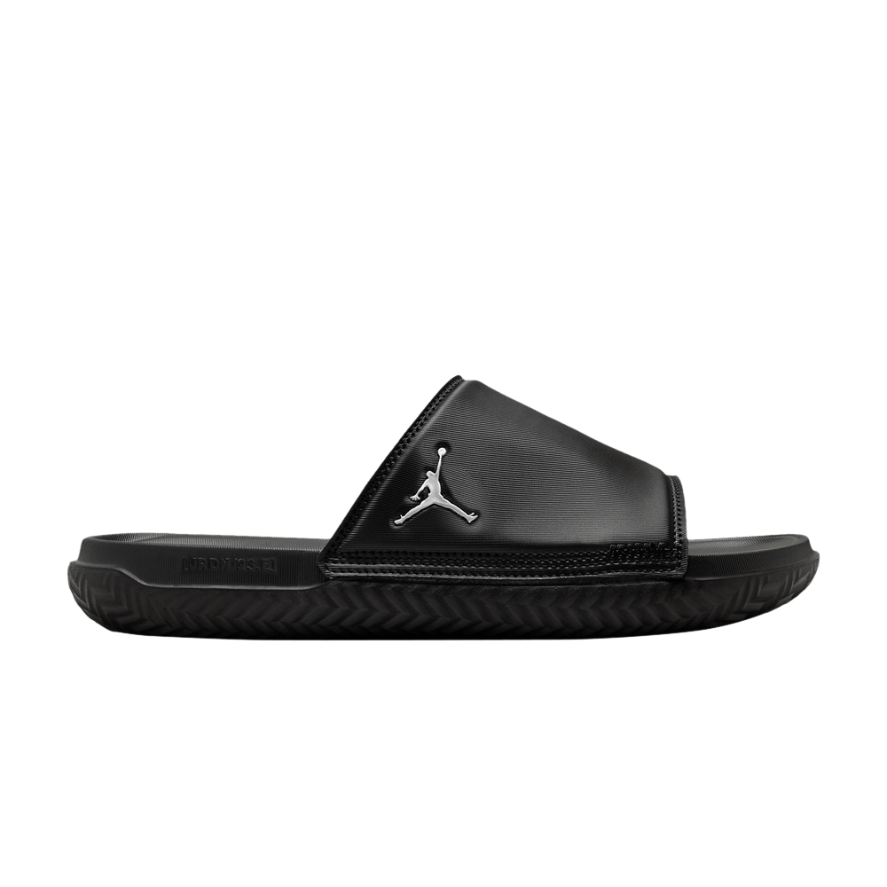 Air Jordan Play Slide 'Black Metallic Silver'