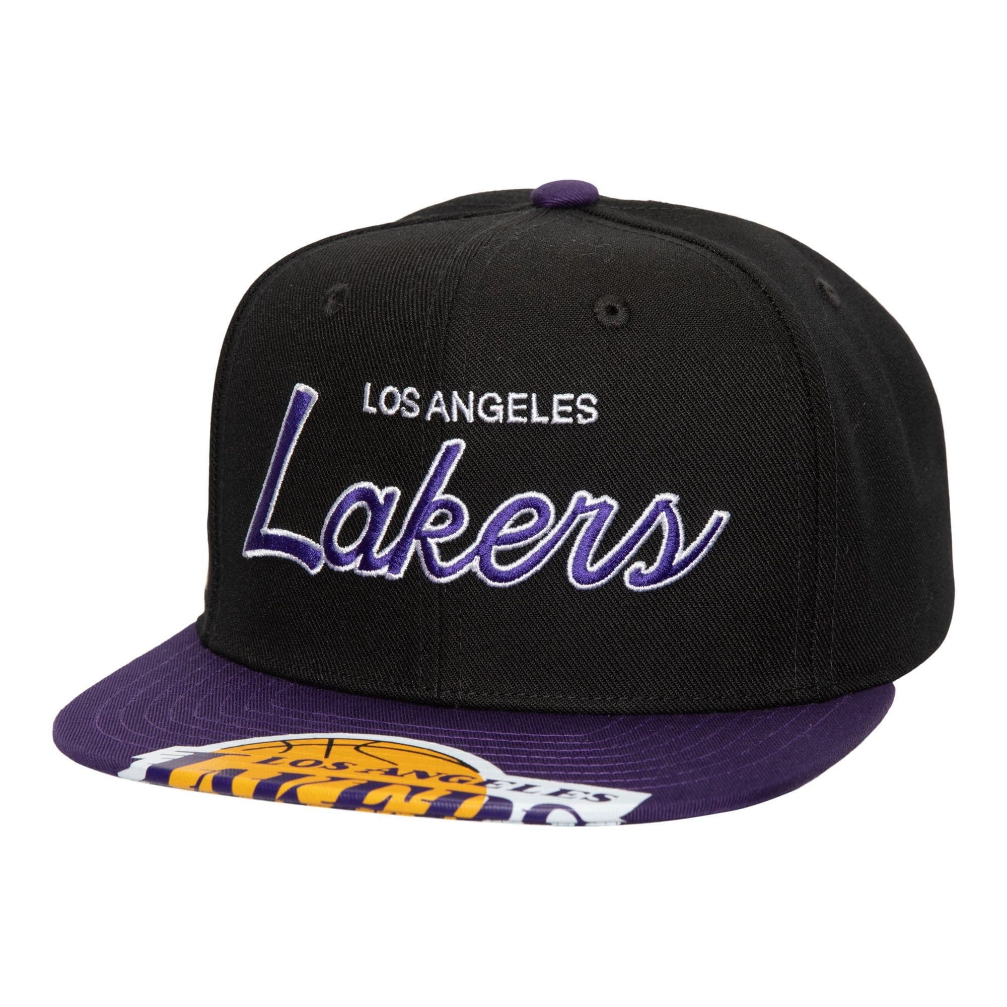 Бейсболка Mitchell & Ness Big Mouth Snapback Los Angeles Lakers Hat