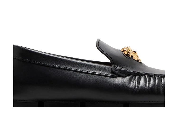 Krossovki-Versace-La-Medusa-Driver-Loafer-Black-Gold-1
