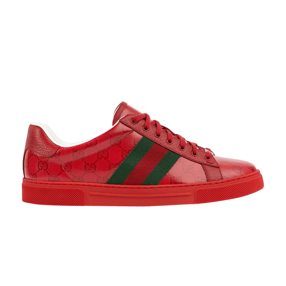 Кроссовки Gucci Ace 'GG Crystal Canvas - Red'