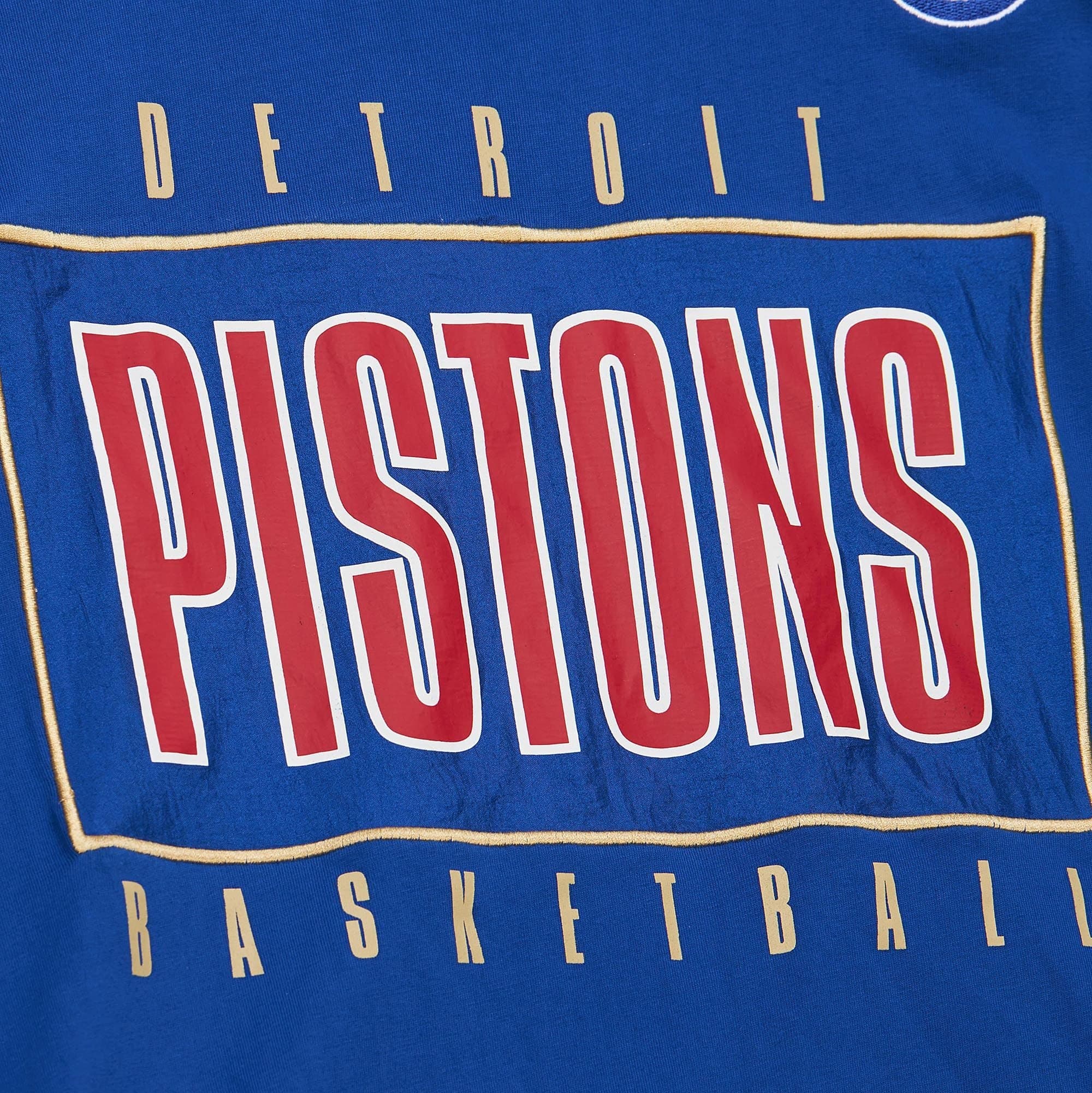Футболка Mitchell & Ness Team OG 2.0 Premium SS Vintage Logo Detroit Pistons T-Shirt
