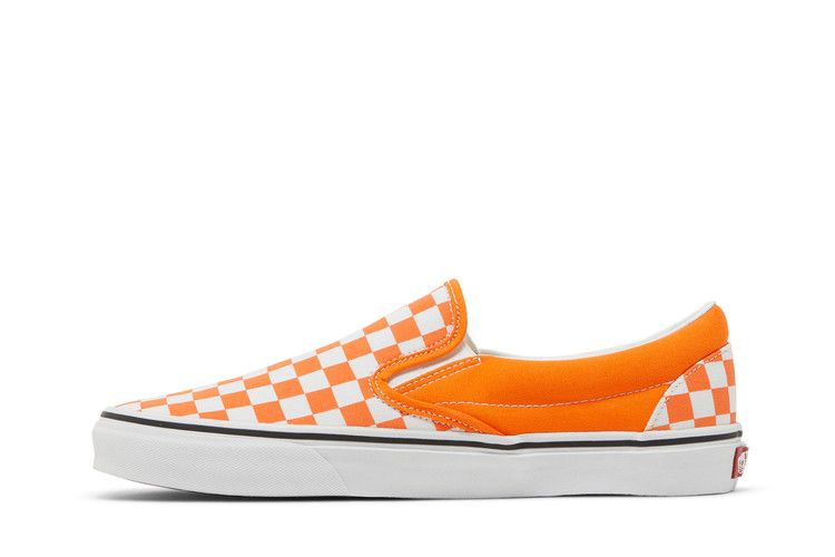 Vans Classic Slip-On 'Orange Tiger Checkerboard'