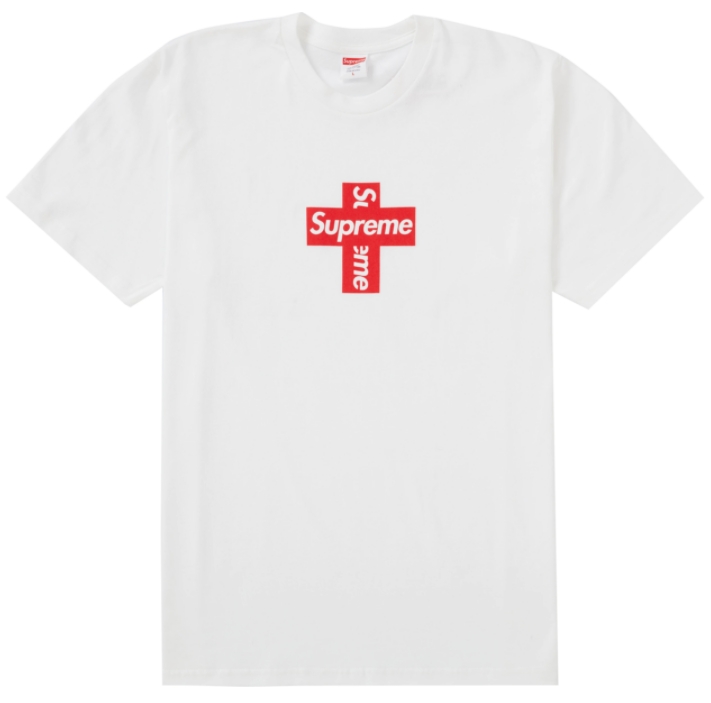 Футболка Supreme Cross Box Logo Tee White