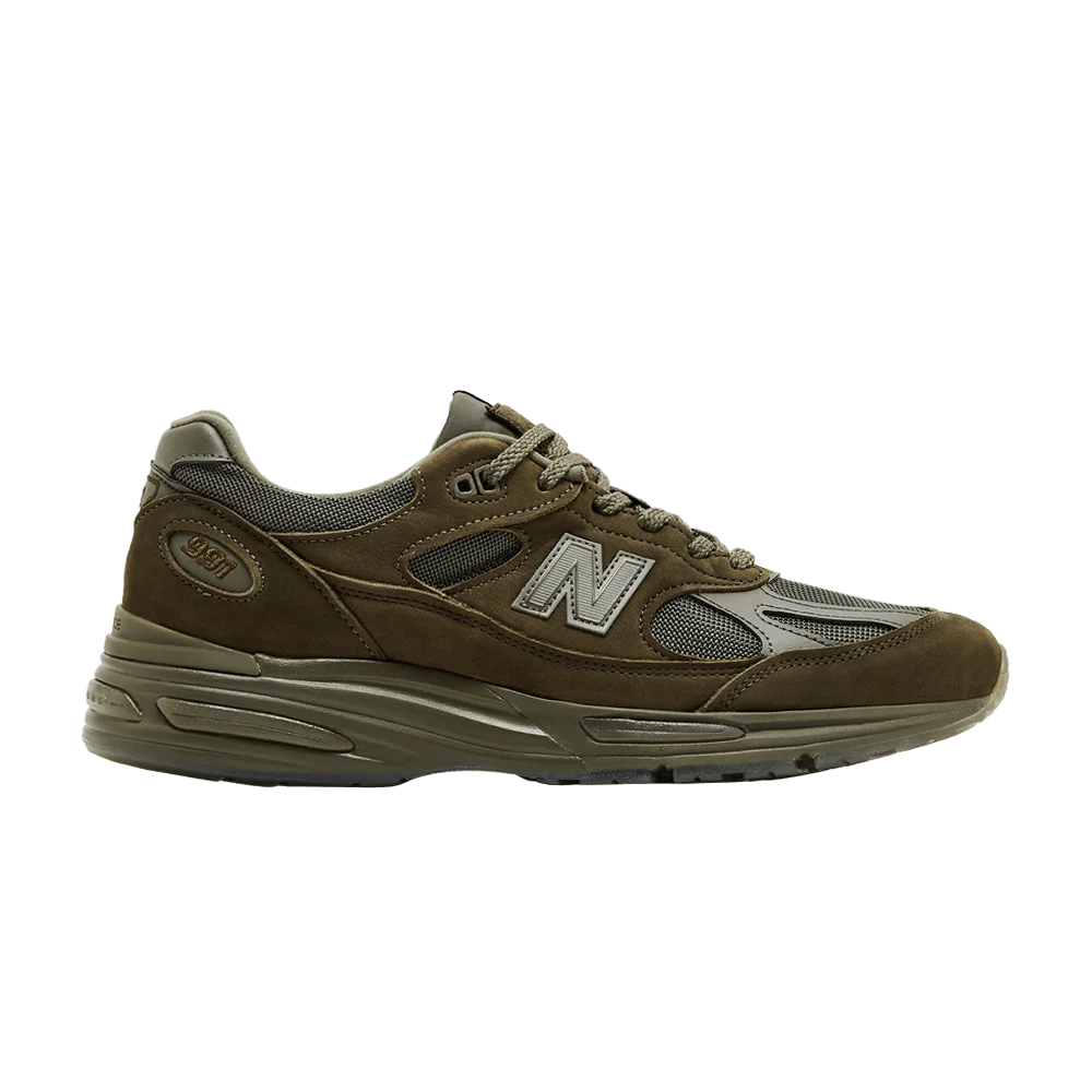Кроссовки Stone Island x New Balance 991v2 Made in England 'Ghost Pack - Military Green'