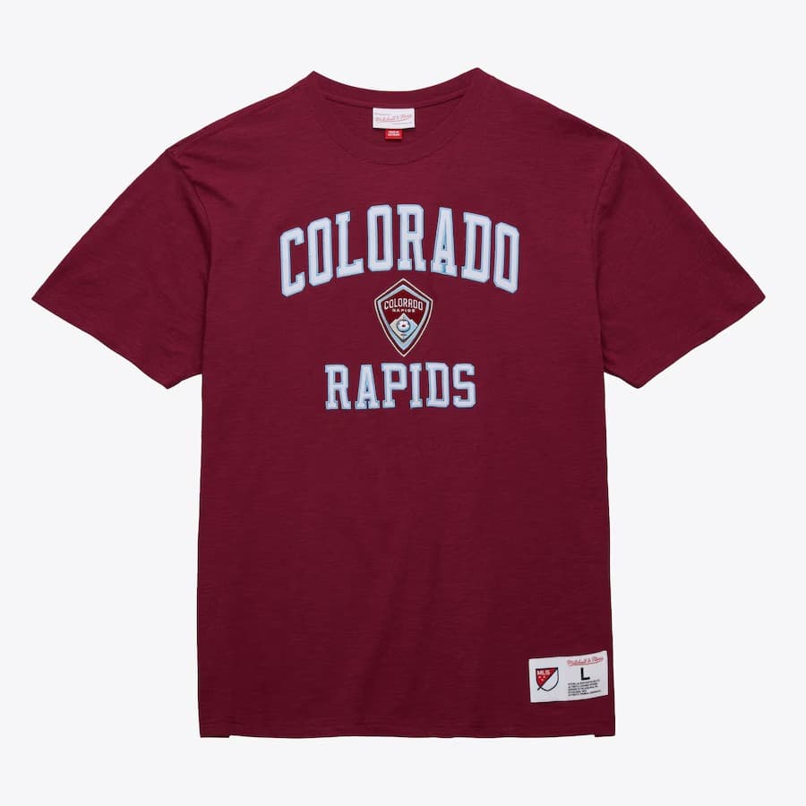 Футболка Mitchell & Ness Burgundy Colorado Rapids Legendary Current Slub T-Shirt
