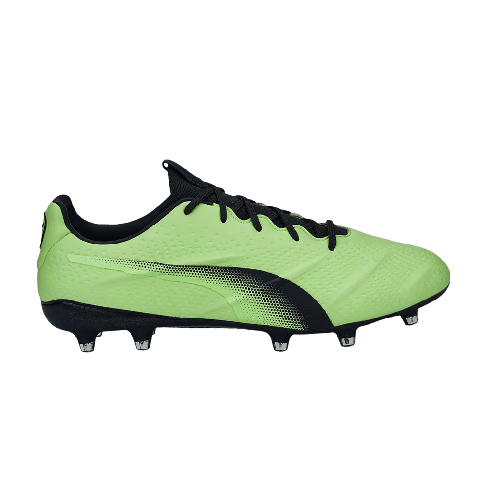 Кроссовки Puma King Platinum 21 Vegan FG AG 'Fizzy Light Black'