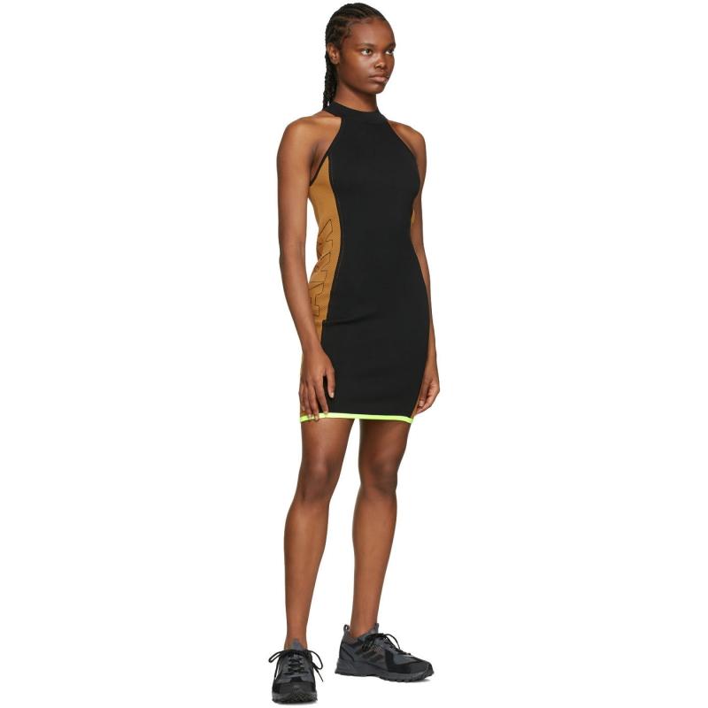 Платье adidas Ivy Park Knit Logo Dress Black/Mesa