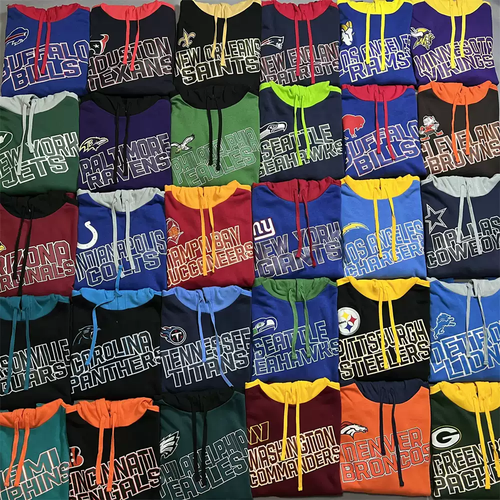 Спортивная толстовка Star co-branded football front and back printed embroidery sweatshirt