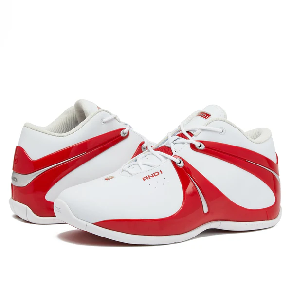 Кроссовки AND1 Rise White/Red/Silver Grey