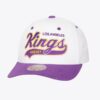 Mitchell-Ness-White-Los-Angeles-Kings-Tail-Sweep-Pro-Vintage-Snapback-Hat-100x100