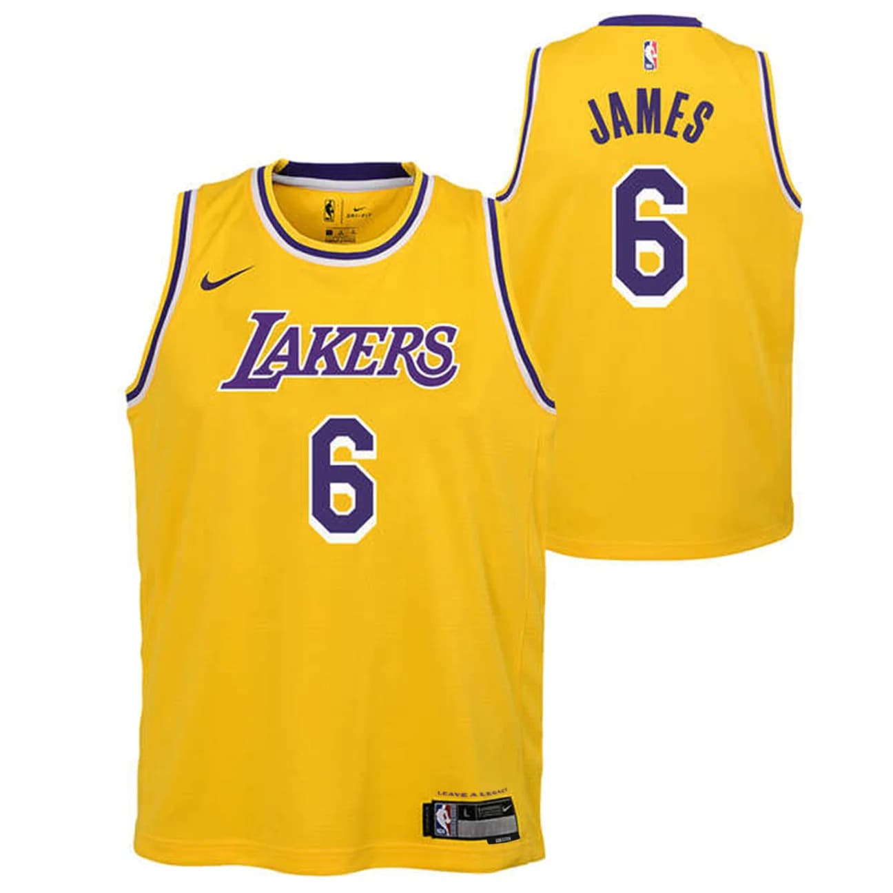 2022-23-Los-Angeles-Lakers-LeBron-James-23-Youth-Swingman-Icon-Edition-Yellow-Jersey-6