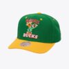 Mitchell-Ness-Green-Milwaukee-Bucks-Hardwood-Classics-All-In-2.0-Pro-Crown-Snapback-Hat-100x100