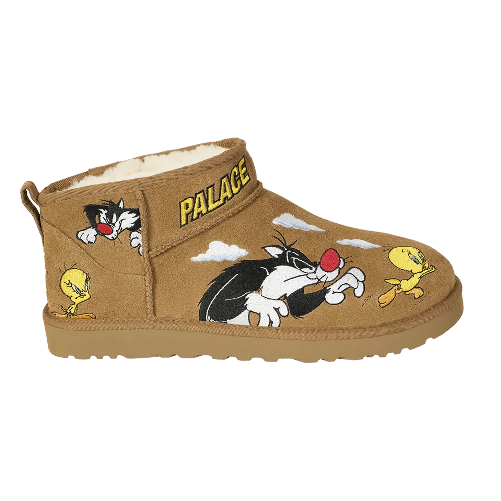 Palace x Looney Tunes x UGG Classic Ultra Mini Boot 'Chestnut'