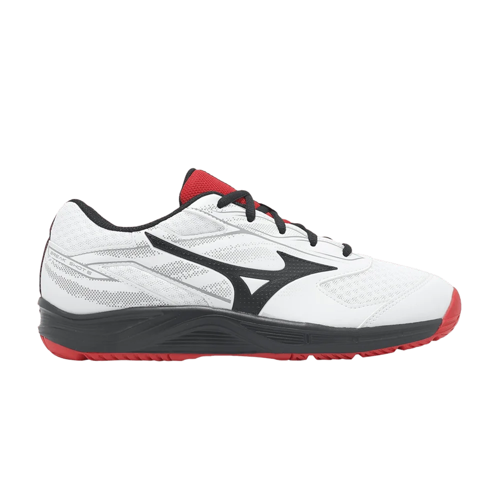 Кроссовки Mizuno Break Shot 5 Wide AC 'White Red Black'