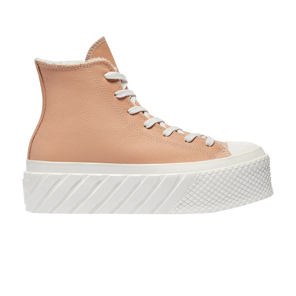 Кроссовки Converse Wmns Chuck Taylor All Star 2X Platform High 'Cozy Sherpa - Vachetta Beige'