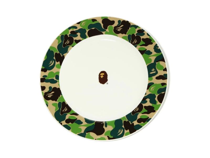 Тарелка BAPE ABC Camo Dishes Green