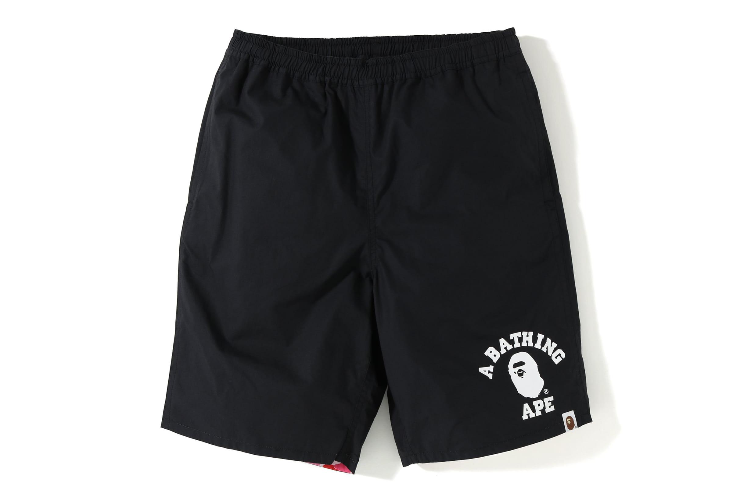 Спортивные шорты BAPE ABC Reversible Shorts Black/Pink