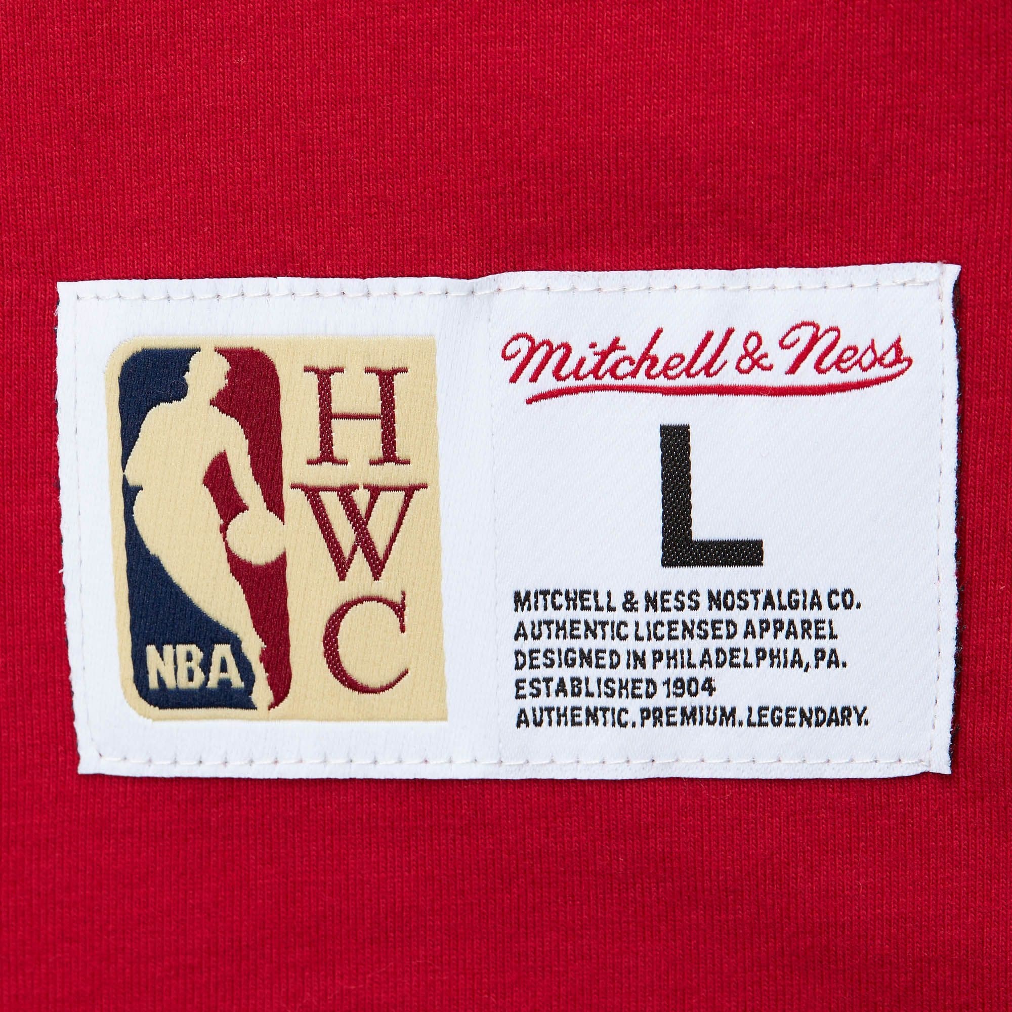 Футболка Mitchell & Ness Heavyweight Premium Player Tee Vintage Logo Atlanta Hawks Dominique Wilkins T-Shirt