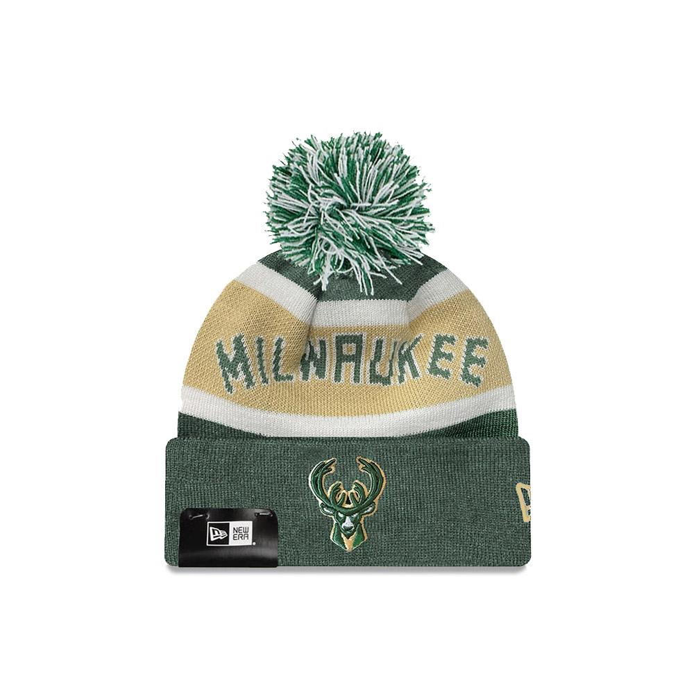 New-Era-Milwaukee-Bucks-Wordmark-Pom-Knit-NBA-Beanie
