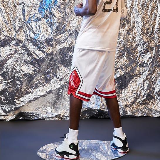 Баскетбольные шорты Ehot Chicago Bulls White Shorts