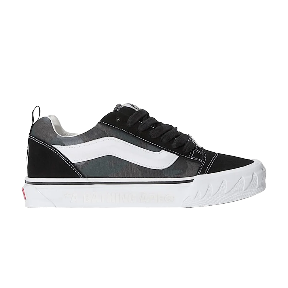 Кроссовки BAPE x Vans Premium Knu Skool 'Camo Black'