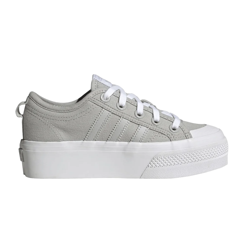 Кроссовки Adidas Nizza Platform Big Kid 'Grey White'