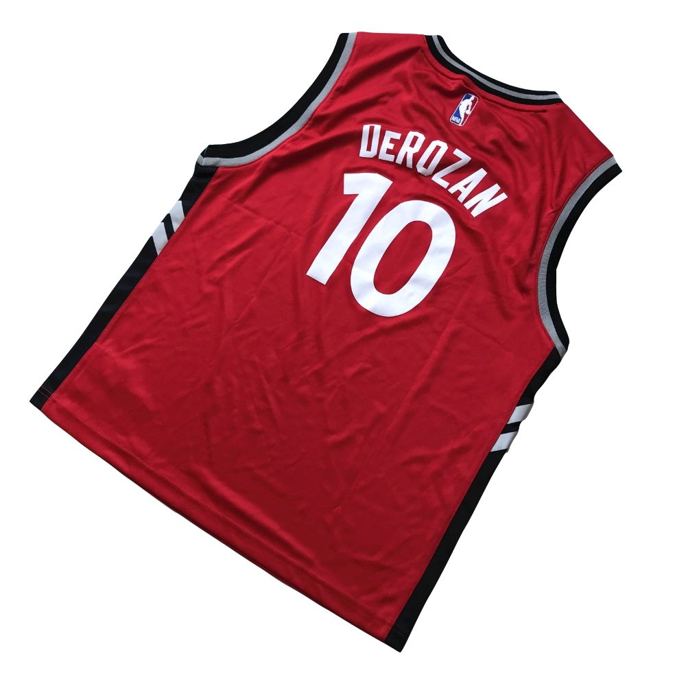Баскетбольная майка 2015-16 DeMar DeRozan Toronto Raptors #10 Away Alternate Red Youth