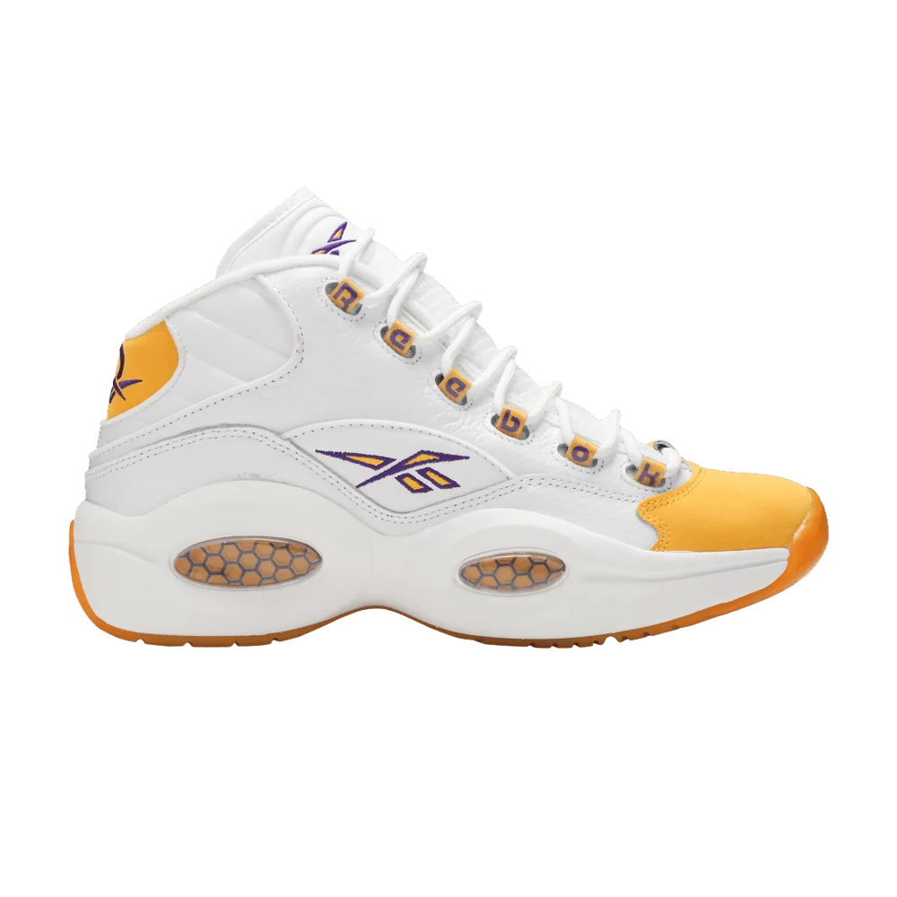 Кроссовки Reebok Question Mid 'Yellow Toe' Shoe Palace Special Box