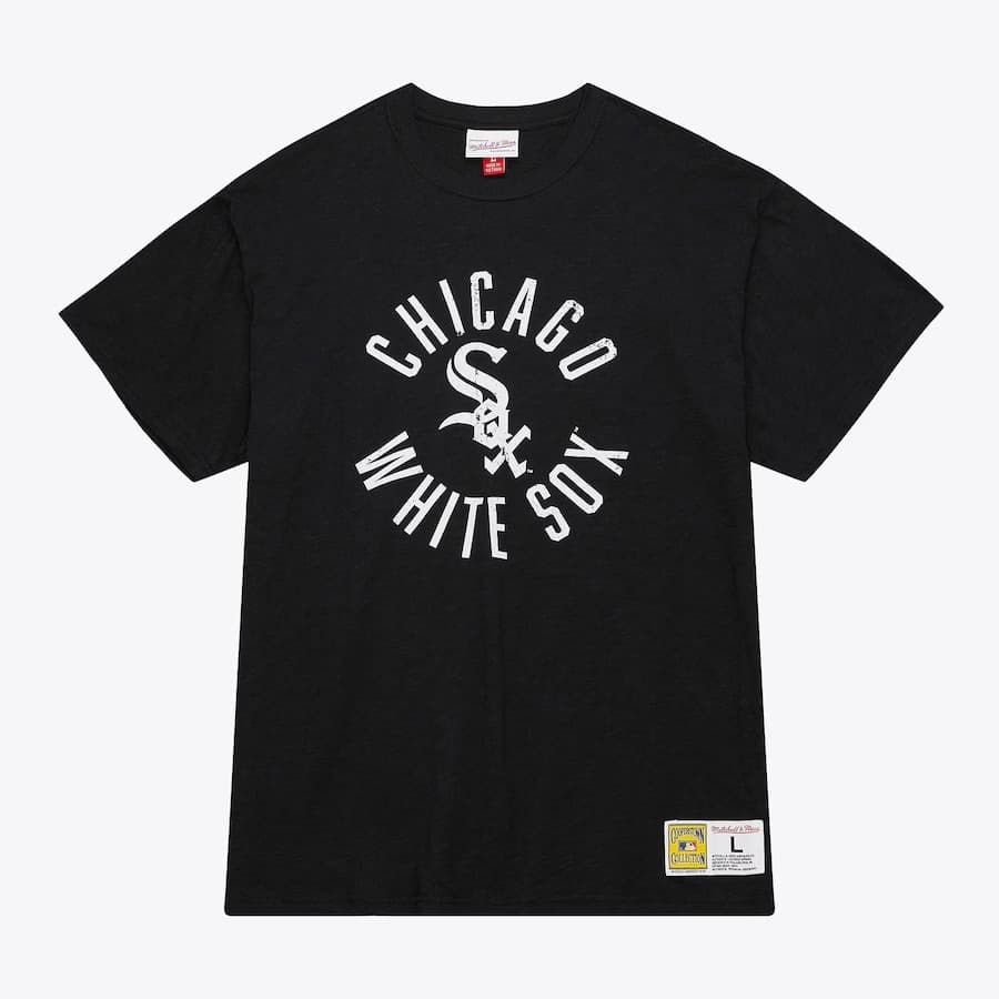 Футболка Mitchell & Ness Black Chicago White Sox Legendary Slub T-Shirt