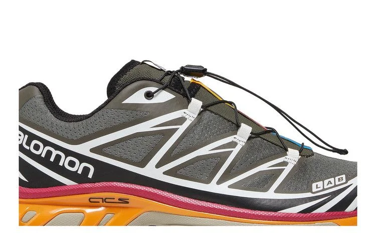 Кроссовки Salomon XT-6 Recut 'Beluga Russet Orange'
