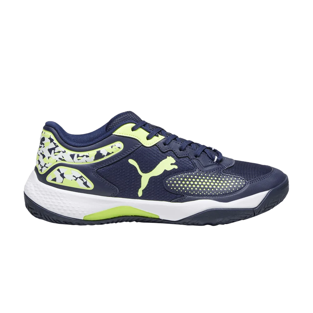 Кроссовки Puma Solarcourt RCT Padel 'Navy Fast Yellow Camo'