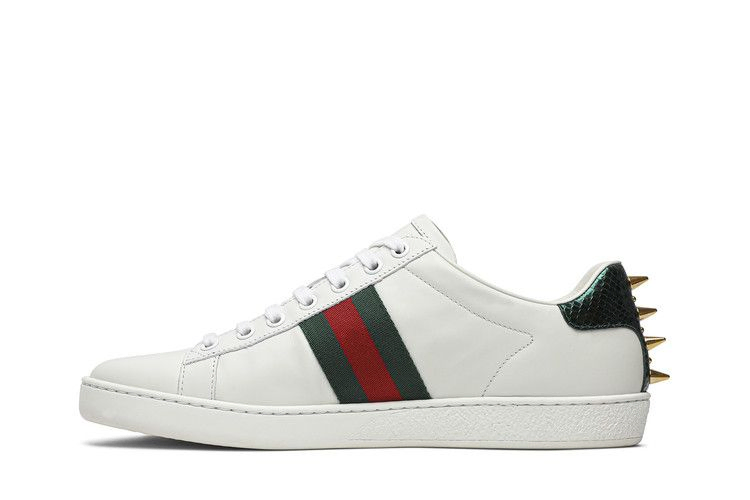 Кроссовки Gucci Wmns Ace Studded 'White'