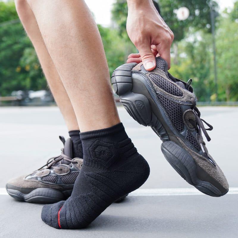 Спортивные носки Ehot Hexagon Black Quarter Socks