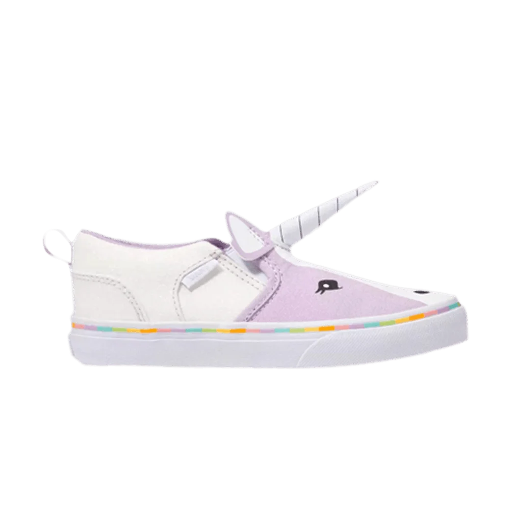 Krossovki-Vans-Asher-V-Slip-On-Kids-Unicorn