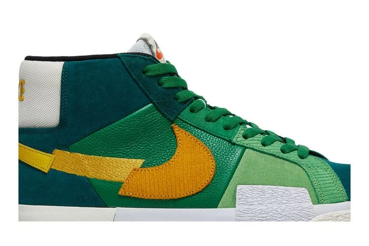 Кроссовки Nike Zoom Blazer Mid Premium SB 'Mosaic Pack - Aloe Verde'